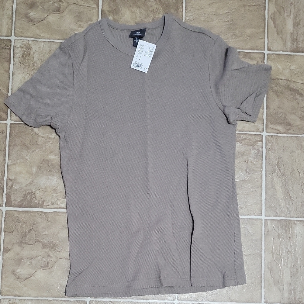 Men's Brownish/Gray T-Shirt